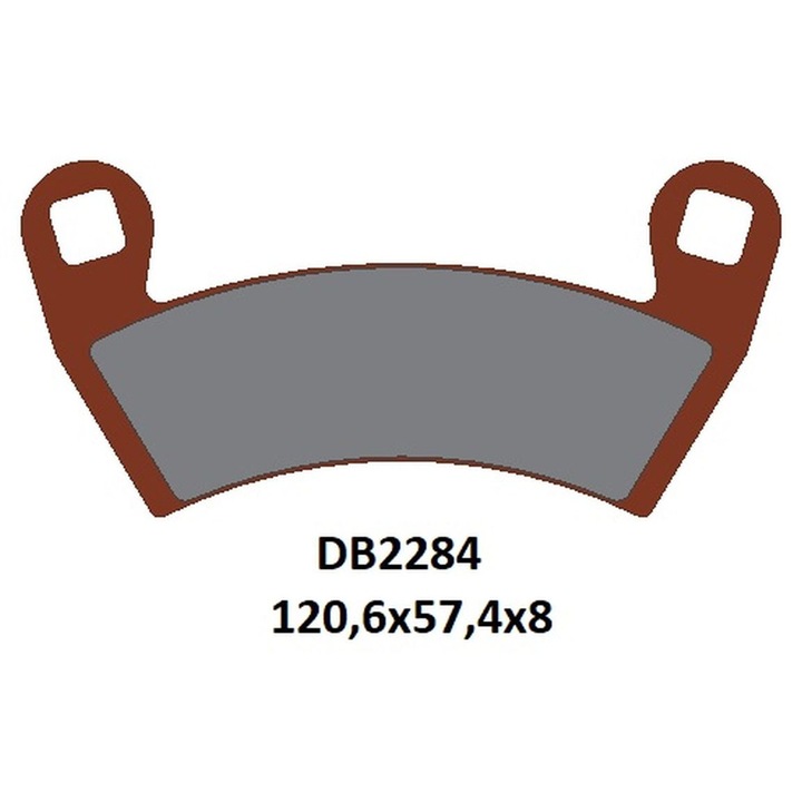 Accesorii Moto, DELTA BRAKING, FÉKBETÉTEK KH656, készlet, POLARIS RANGER ELECTRIC '16-'22, SPORTSMAN 325 '14-'15, RANGER 570 '14-'22, RANGER/RZR 4 900 '17-'19, GENERAL/RANGER 1000 '16-'22, RZR 1000 '14-'22 modellekhez