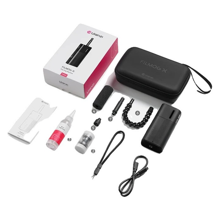 Masina de fum, Ulanzi, FM02, 3 moduri de fum, design portabil, dimensiuni compacte