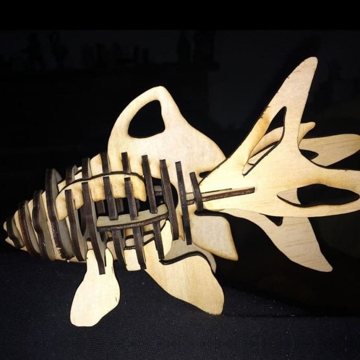 Puzzle 3D, Intrahome, Xylo, 30x30cm, 3mm-4mm, Plywood