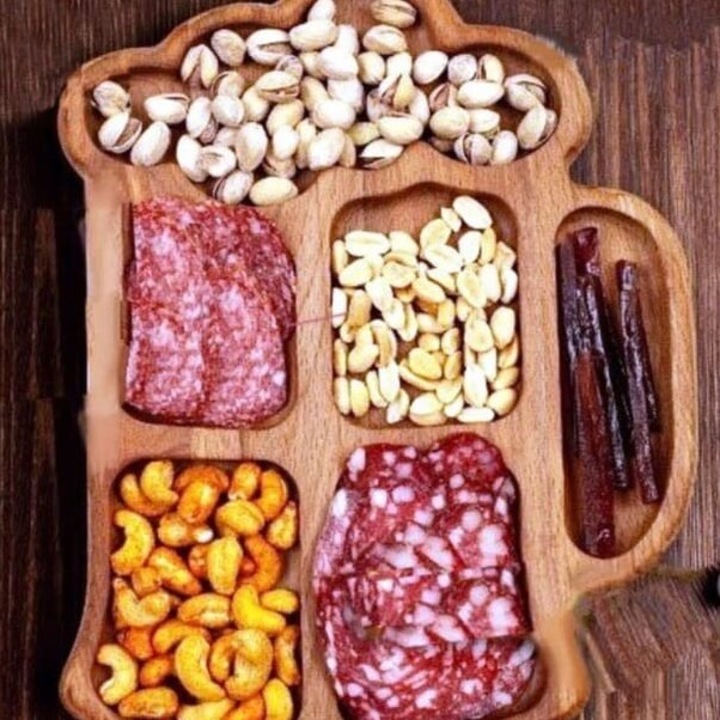 Tava de servire, Intrahome, 15x20 cm, plywood 3mm-4mm, design personalizat