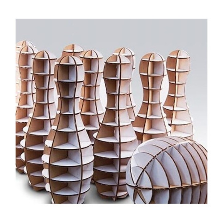 Plywood 3mm-4mm, Intrahome, set 20x20 cm, material de calitate, ideal pentru proiecte DIY