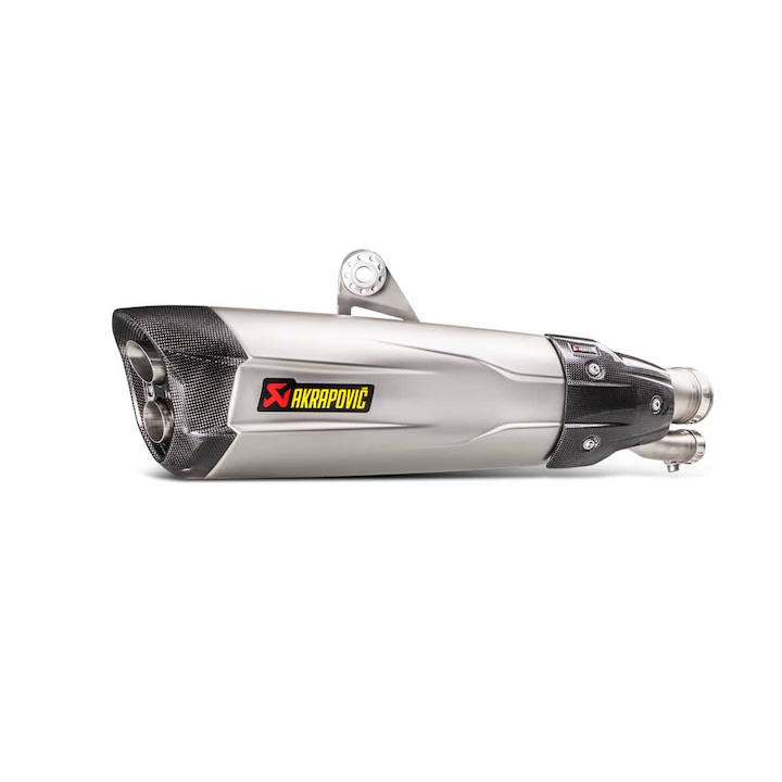 Akrapovic Slip-On kipufogó, titán, fekete, BMW S 1000 RR/M 1000 RR modellekhez