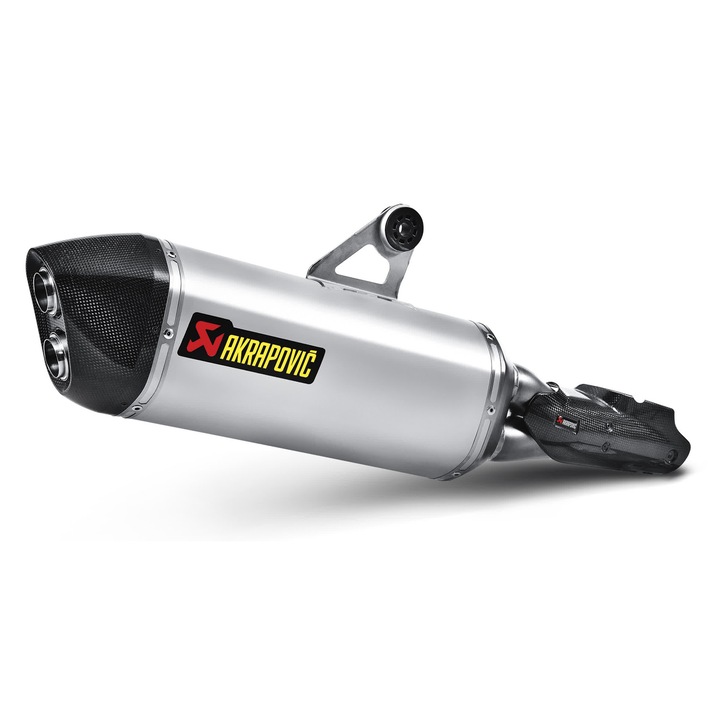 Akrapovic titán Slip-On kipufogó BMW R 1200 GS-hez, szénszálas végző véggel