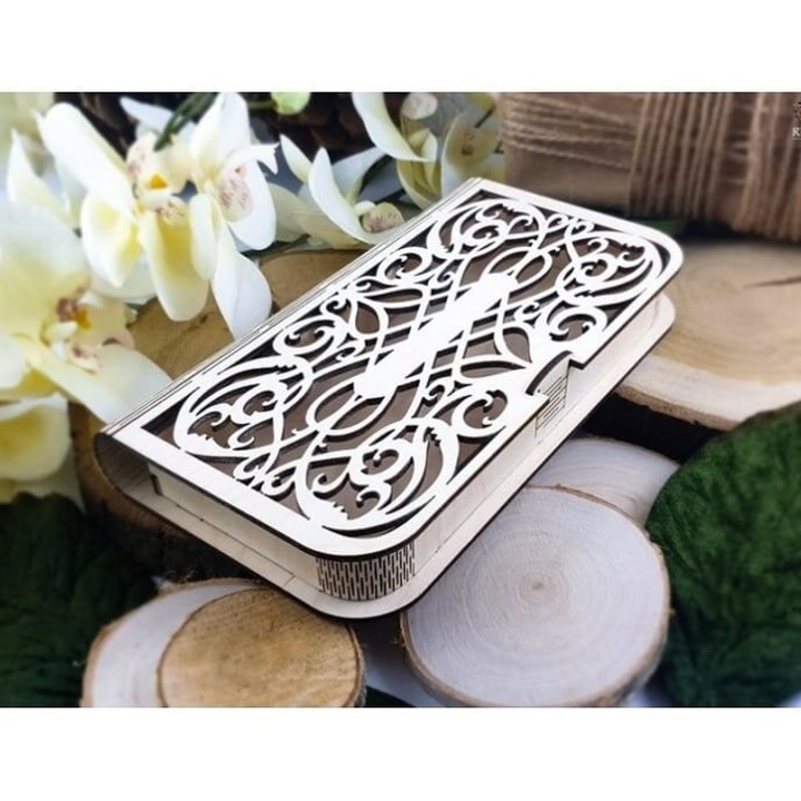 Plicuri din plywood, Intrahome, 3mm-4mm, 20x20 cm, set