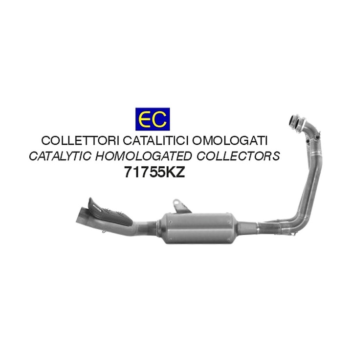 ARROW katalizátor Aprilia motorkerékpárokhoz, elegáns design, tökéletes kompatibilitás