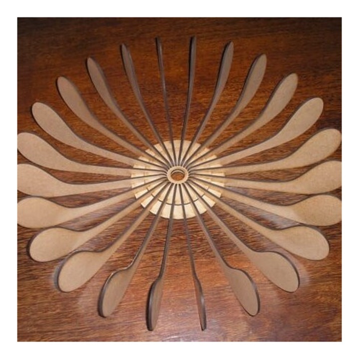 Cosuri servire, Intrahome, plywood 3mm-4mm, 30x35cm, set