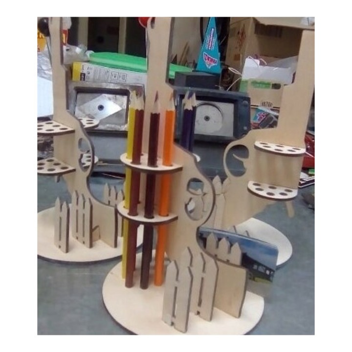 Placa lemn Intrahome, plywood 3mm-4mm, 50x60cm, design peristrophou, greutate usoara