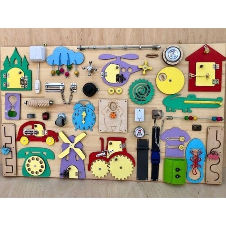 Placa din plywood pentru tablouri motorice, Intrahome, 3mm-4mm, 10x10 cm, fabricata in Grecia