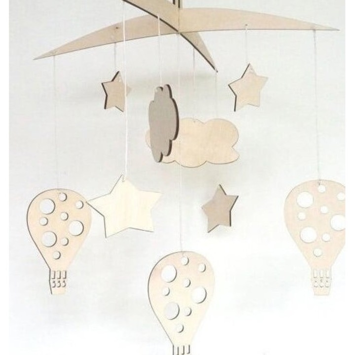 Placi lemn, Intrahome, plywood 3mm-4mm, 25x25 cm, set