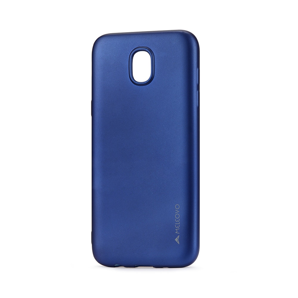 Husa Meleovo Silicon Soft Slim pentru Samsung Galaxy J7 2017, Albastru