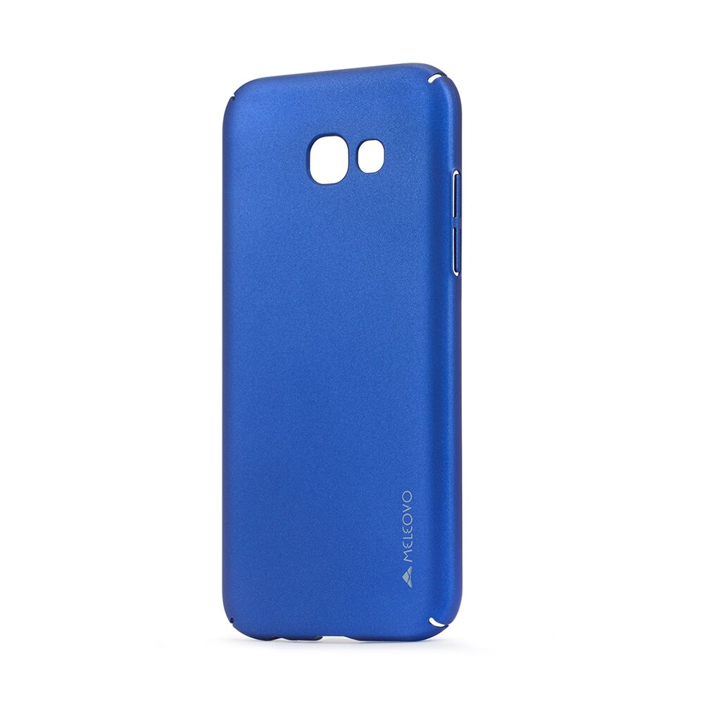 Carcasa Meleovo Metallic Slim 360 pentru Samsung Galaxy A5 2017, Albastru