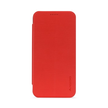 Husa Meleovo Smart Flip pentru Samsung Galaxy A5 2017, Rosu Husa Meleovo Smart Flip pentru Samsung Galaxy A5 2017, Rosu