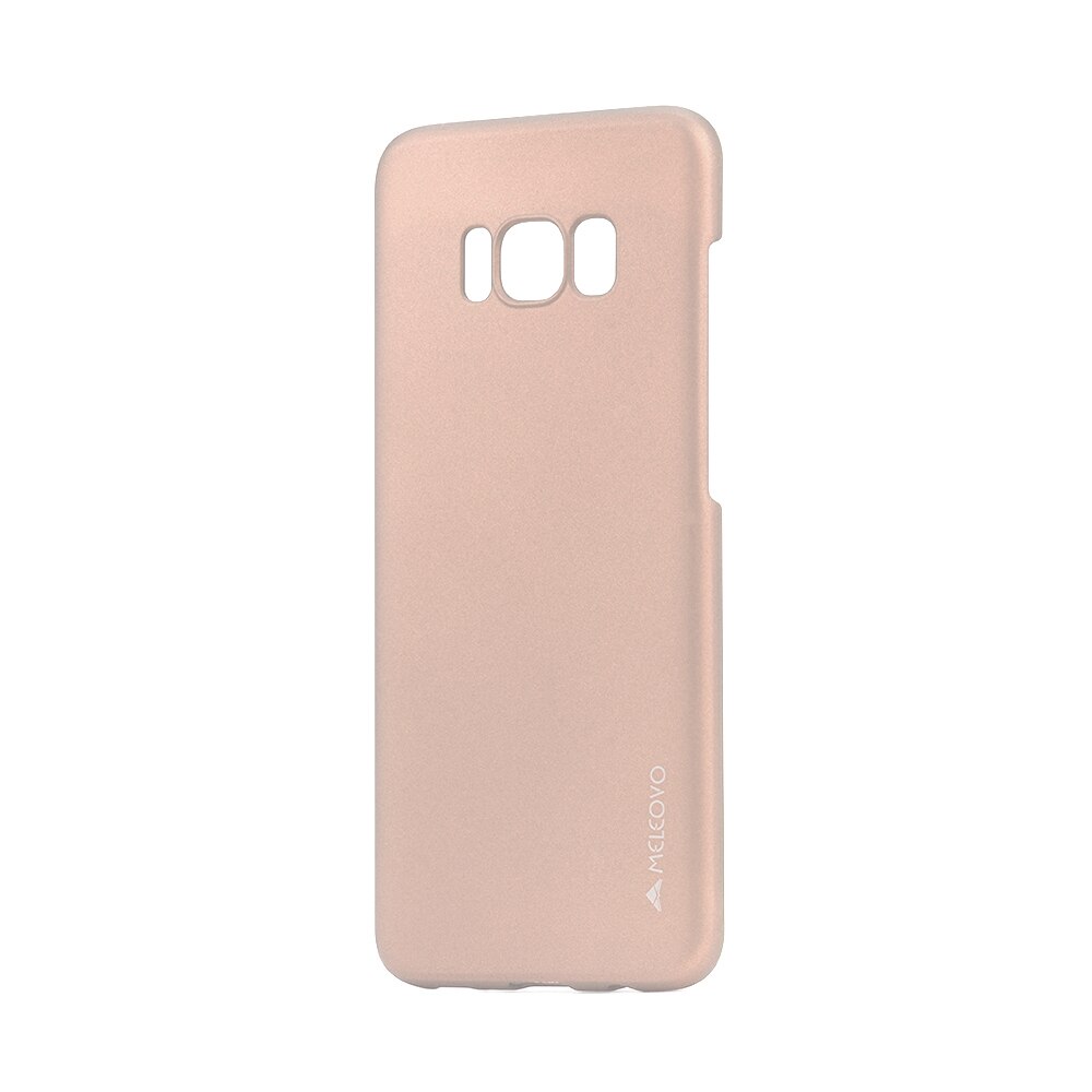 Carcasa Meleovo Metallic Slim pentru Samsung Galaxy S8, Roz
