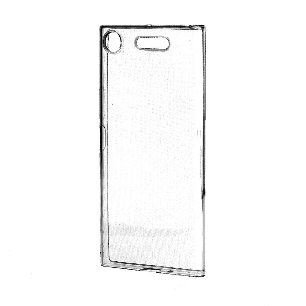 Husa Silicon Lemontti Ultraslim pentru Sony Xperia XZ1, Transparent