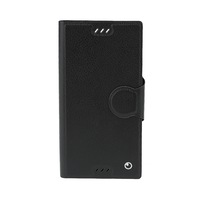 Husa Lemontti Book Jelly pentru Sony Xperia XZ1 Compact, Negru