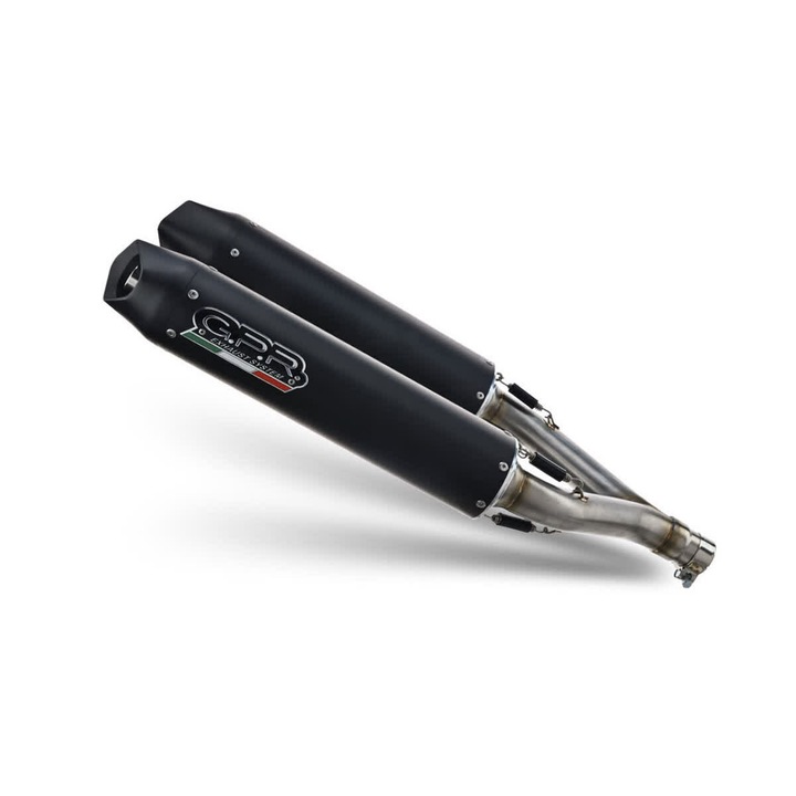 Ауспух GPR Slip-on Furore Nero, 400 мм, 1.8 кг, матово черен, за Yamaha XT 660 X-R
