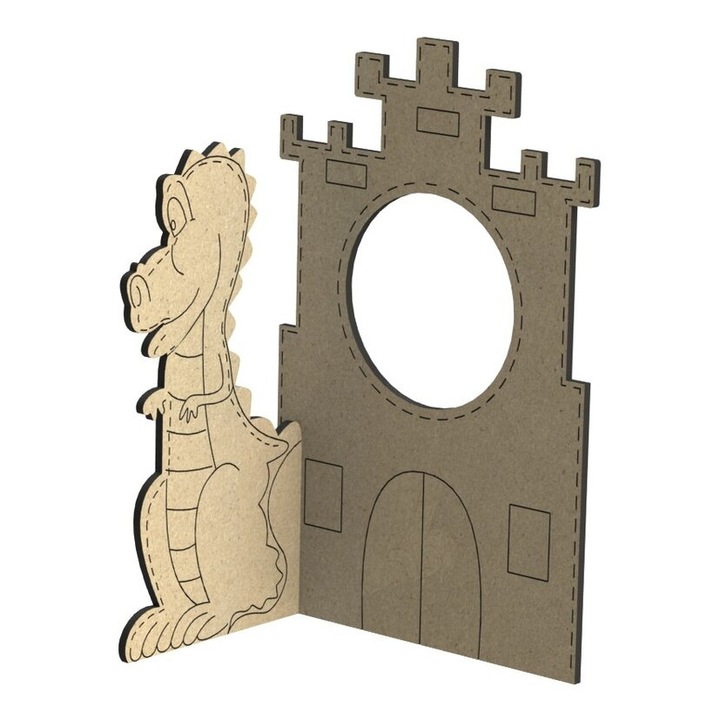 Rame foto clasice, Intrahome, 30x30 cm, din plywood 3mm-4mm, design Drako