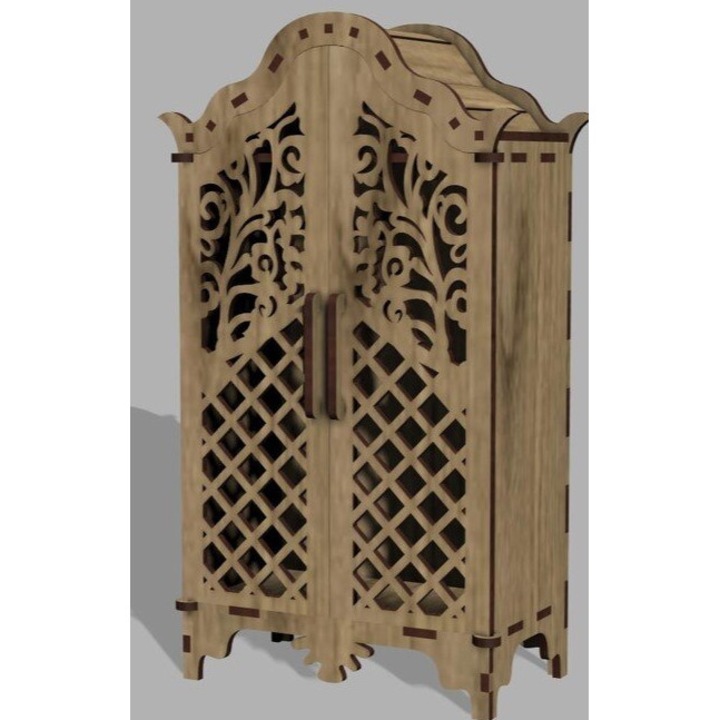 Casa de papusi, Intrahome, plywood 3mm-4mm, 30x30cm, set