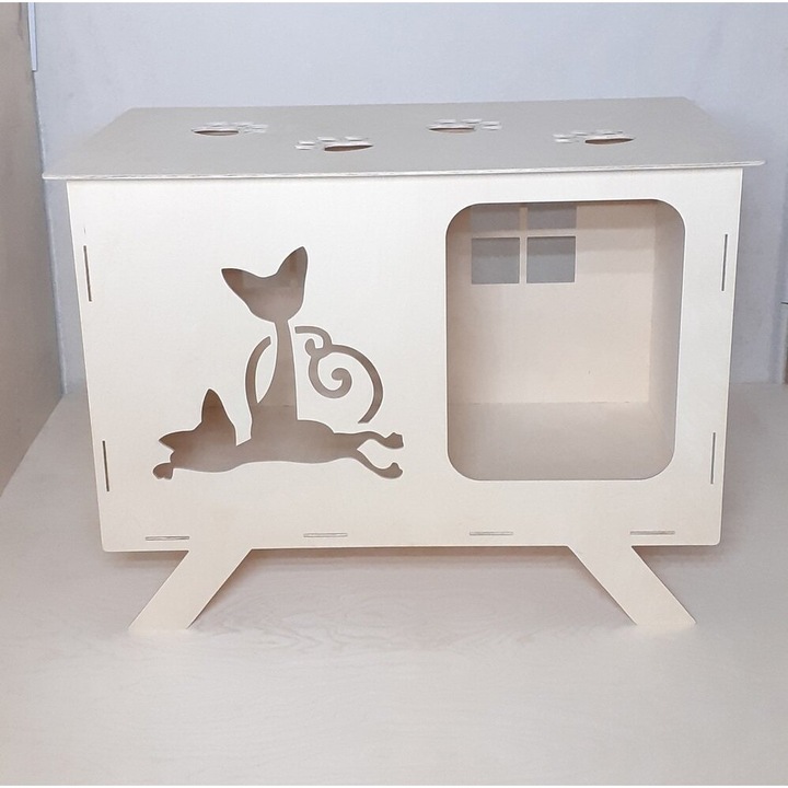 Set de plywood Intrahome 3mm-4mm, 40x50cm, pentru decorare si proiecte DIY