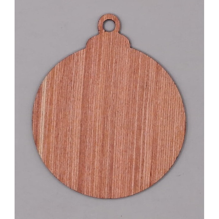 Set de accesorii decorative din plywood, Intrahome, 3mm-4mm, 20x20cm, crem