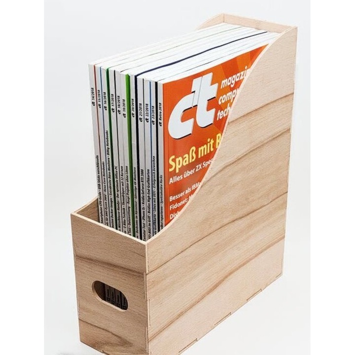 Suport documente, Intrahome, din plywood 3mm-4mm, dimensiuni 30x30 cm, fabricat in Grecia