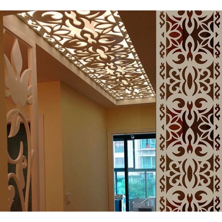 Placi decorative, Intrahome, plywood 3mm-4mm, 30x30 cm, set