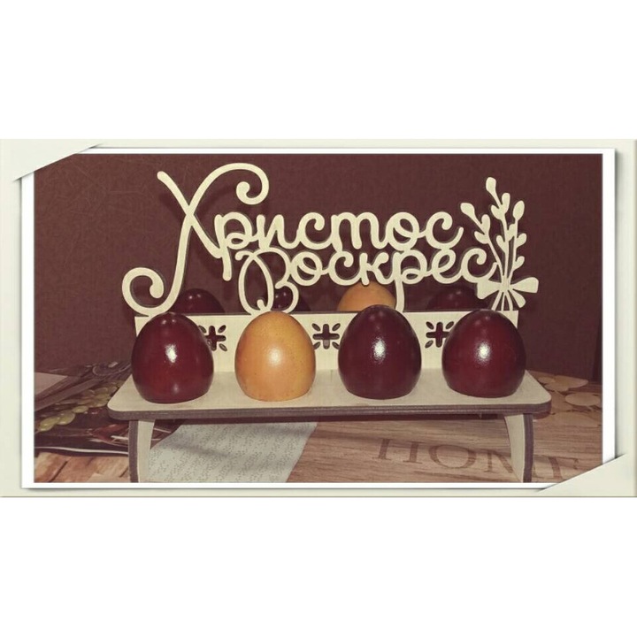 Tava de servire, Intrahome, plywood 3mm-4mm, 30x30cm, fabricata in Grecia