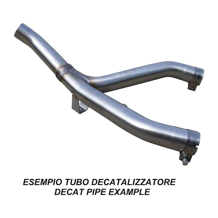 Колектор състезателен без катализатор GPR за Yamaha XT 1200 Z Supertenere 2017-2020, неръждаема стомана 304, 1.8 кг, сив цвят