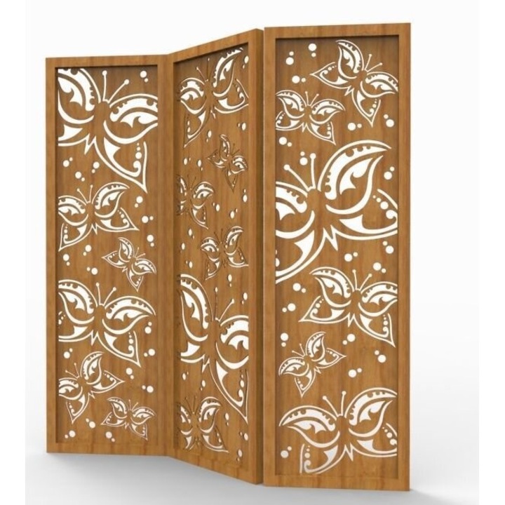 Placa decorativa, Intrahome, plywood 3mm-4mm, 30x30 cm, natural