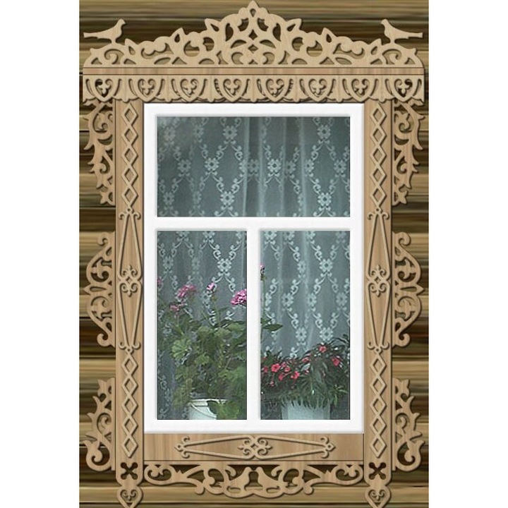 Set de artizanat, Intrahome, plywood 3mm-4mm, 30x30cm, pentru decorare