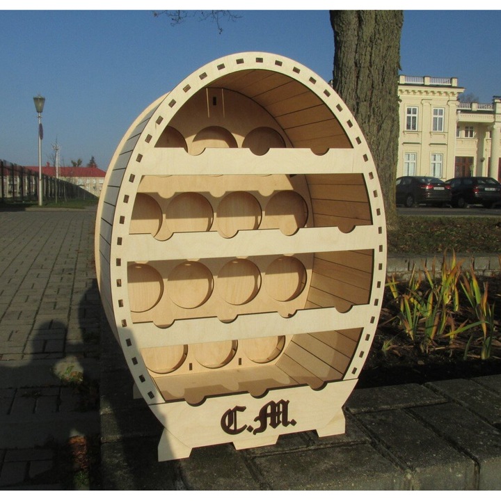 Suporturi bauturi, Intrahome, plywood 3mm-4mm, 30x30cm, design personalizat
