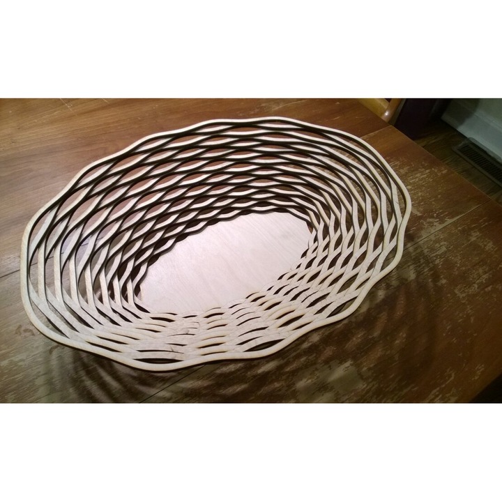 Set de artizanat, Intrahome, plywood 3mm-4mm, 30x30cm, natural