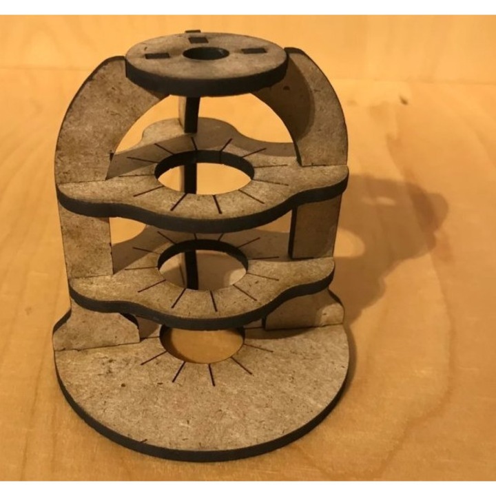 Set de artizanat, Intrahome, plywood 3mm-4mm, 30x30cm, natural