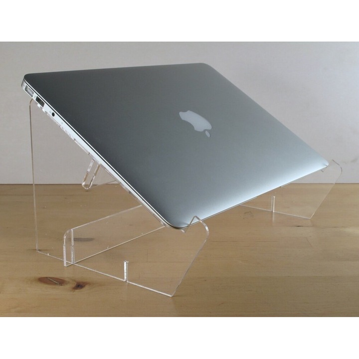 Suport laptop Intrahome, plywood 3mm-4mm, 20x20 cm, design personalizat, fabricat in Grecia