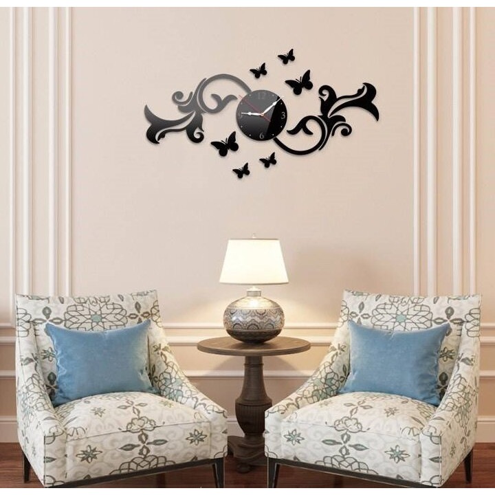 Sablon decorativ perete, Intrahome, plywood 3mm-4mm, 30x30 cm, design petala