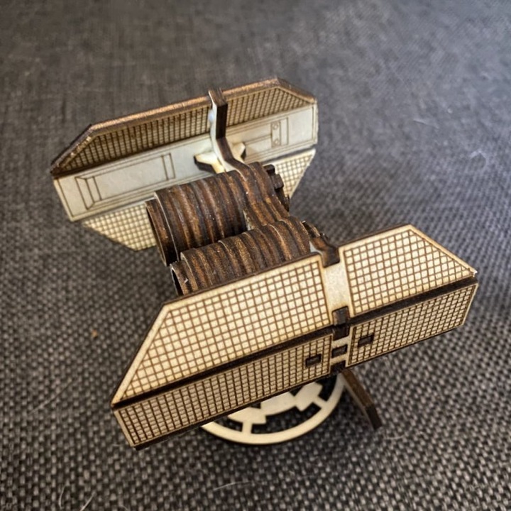 Accesorii decorative, Intrahome, Mini Star Wars TIE Bomber, 3mm-4mm, 30x30cm