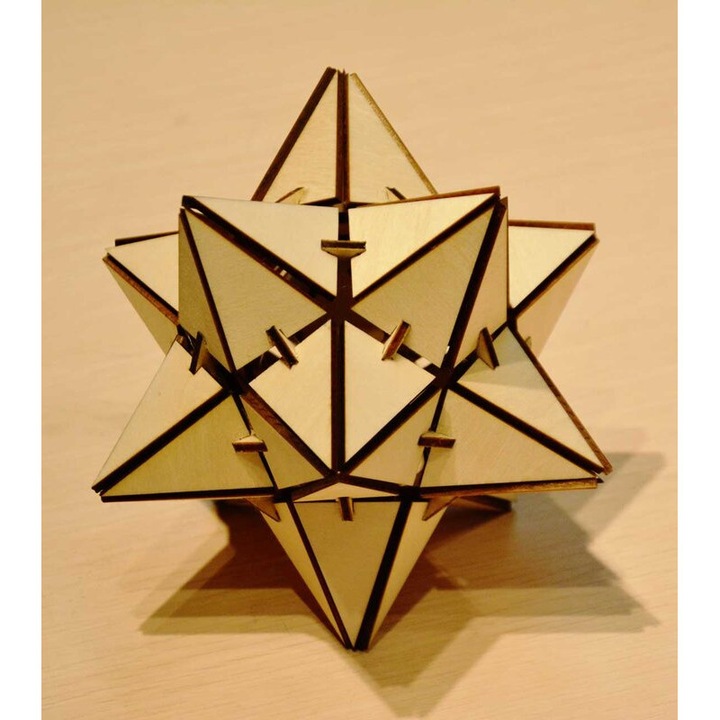 Accesorii decorative, Intrahome, plywood 3mm-4mm, 30x30cm, multicolor