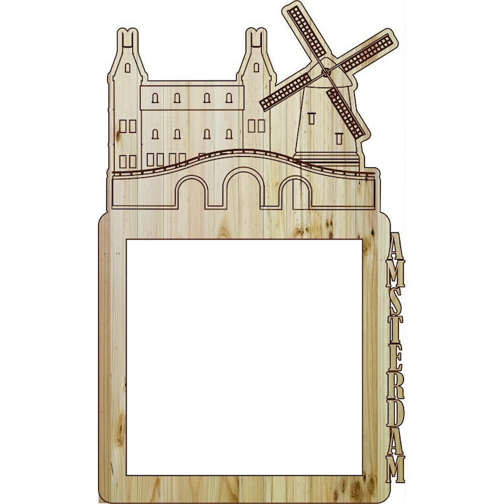 Panou de pluta Intrahome, Korniza Amsterdam, 3mm-4mm, 20x20 cm