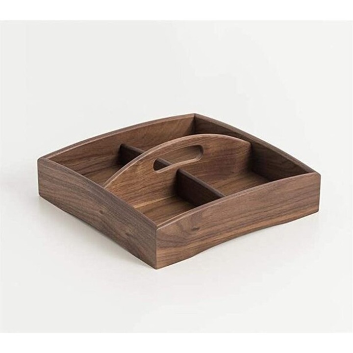 Platou de bucatarie, Intrahome, plywood 3mm-4mm, 30x30cm, design modern, finisaj natural