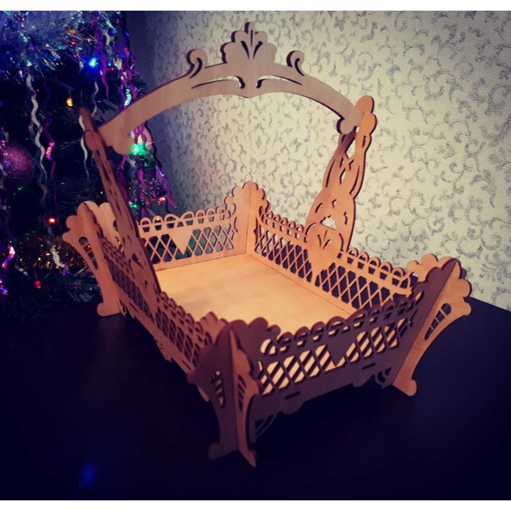 Accesorii decorative, Intrahome, plywood 3mm-4mm, 30x30 cm, set