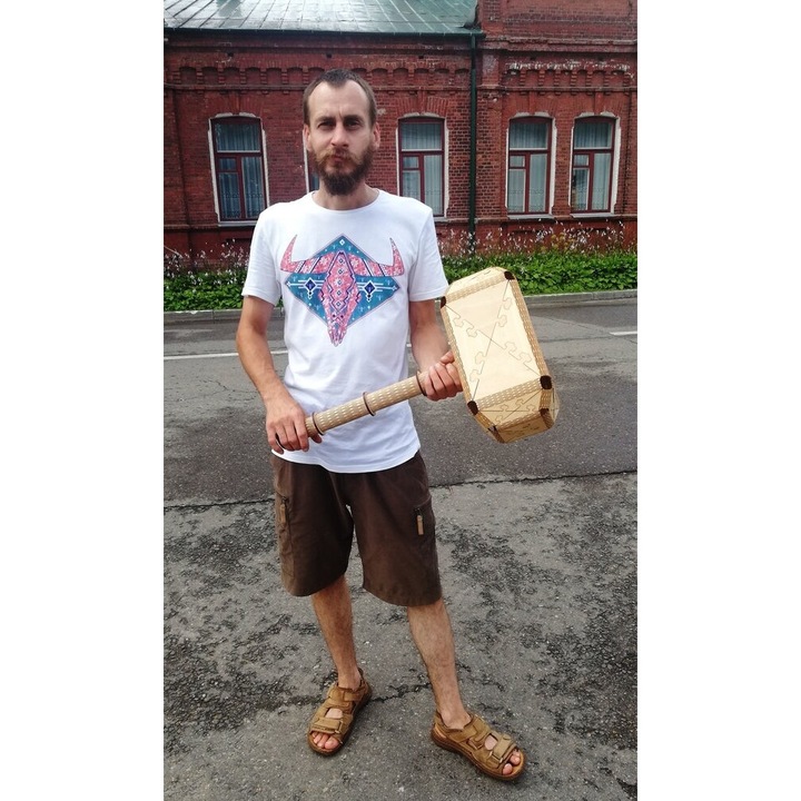 Set de artizanat, Intrahome, plywood 3mm-4mm, 30x30cm, natural