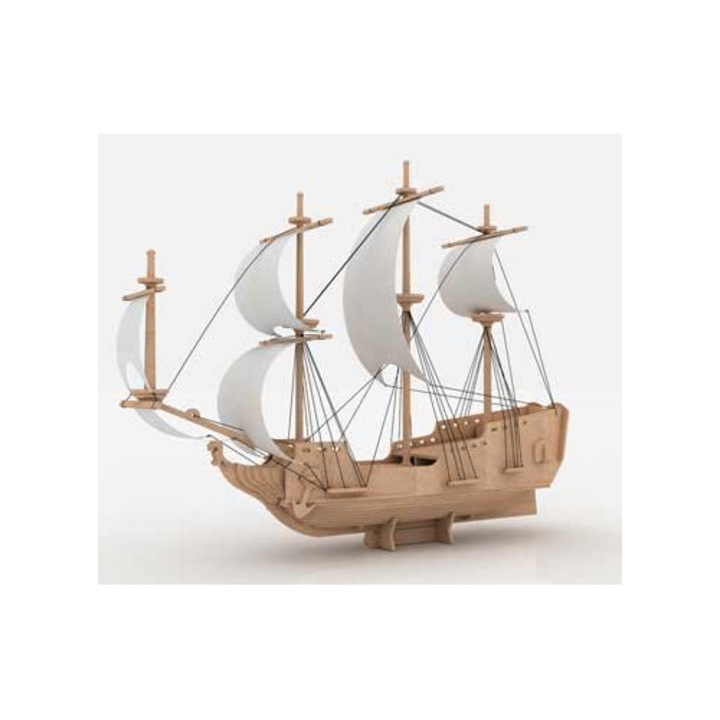 Seturi de artizanat, Intrahome, plywood 3mm-4mm, 30x30cm, 6 bucati