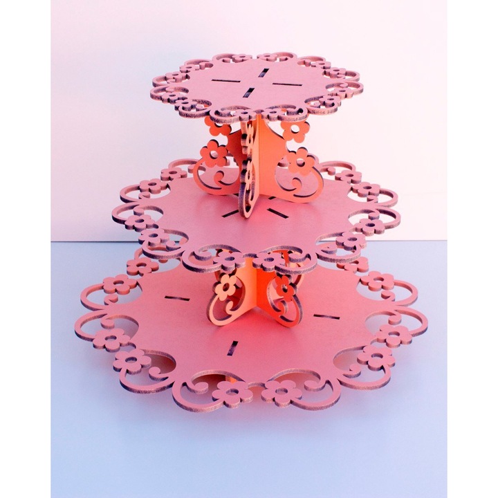 Platou de bucatarie, Intrahome, plywood 3mm-4mm, 20x20cm, fabricat in Grecia