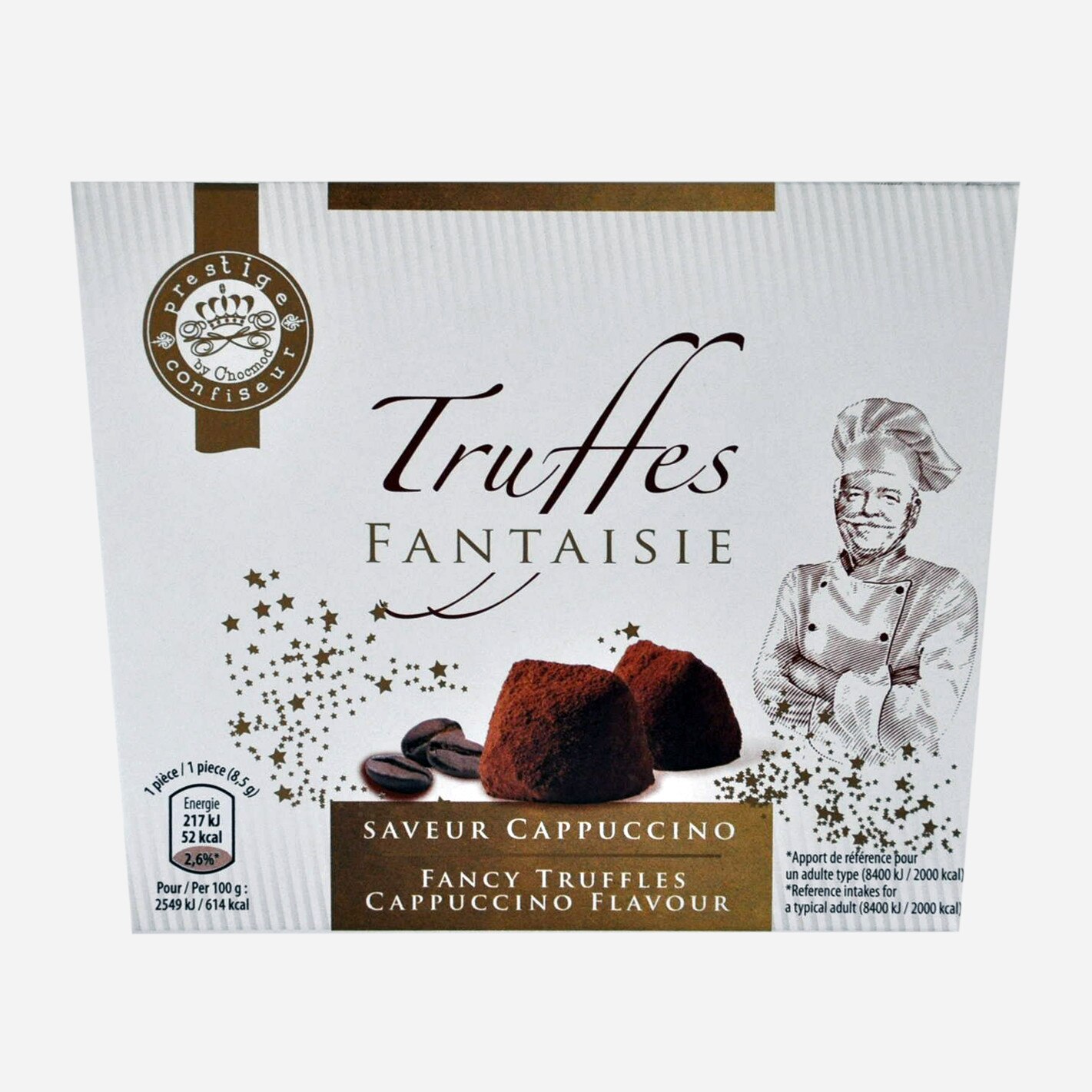 Trufe de ciocolata cu aroma de cappuccino Truffe Fantaisie 160g