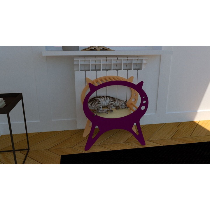 Set de joaca pentru animale, Intrahome, plywood 3mm-4mm, 40x50cm, pentru pisici si caini