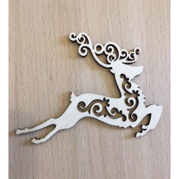 Figurine Craciun, Intrahome, Ren Santa, 3mm-4mm, 20x20cm, set