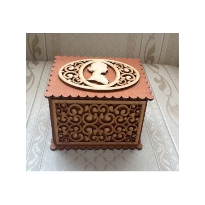 Cutie depozitare, Intrahome, Cameo Box, 3mm-4mm, 30x30cm