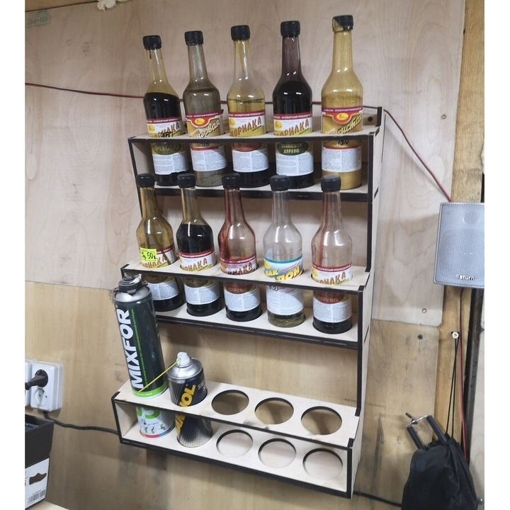 Plinte din plywood Intrahome, 3mm-4mm, 20x20 cm, set