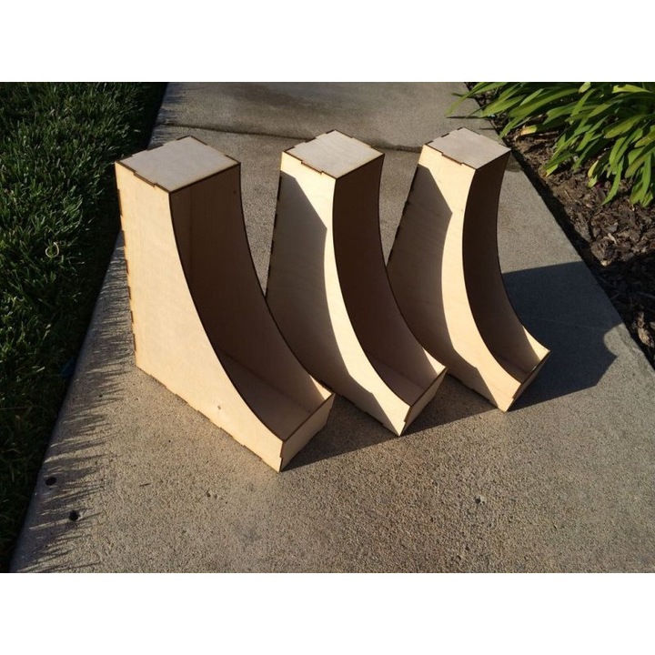 Suporturi documente, Intrahome, plywood 3mm-4mm, 30x30cm, natural