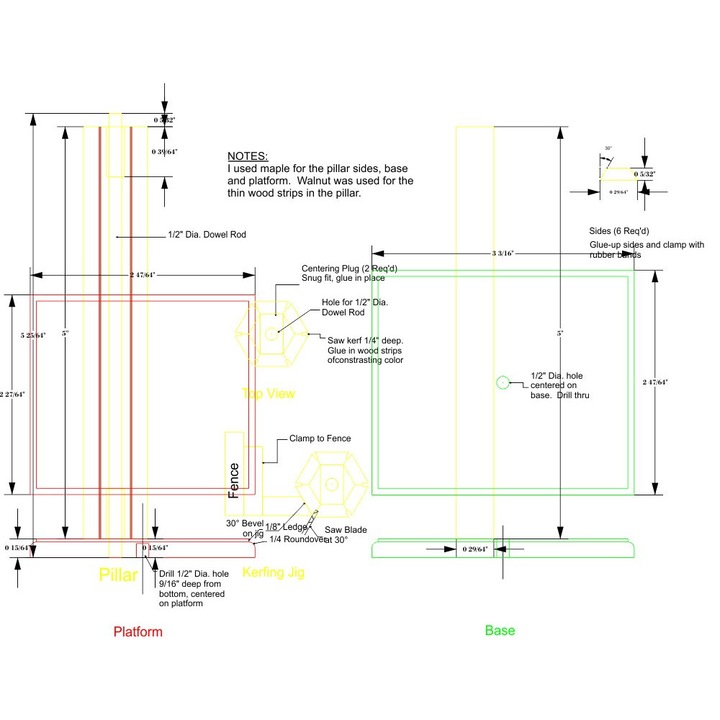Stativ Intrahome, plywood 3mm-4mm, hexagonal, 20x20cm, fabricat in Grecia